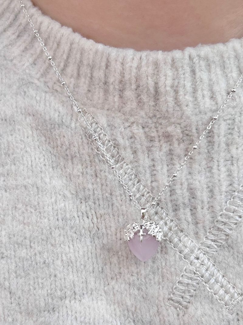 Seraphim Necklace(Pink,Opal)
