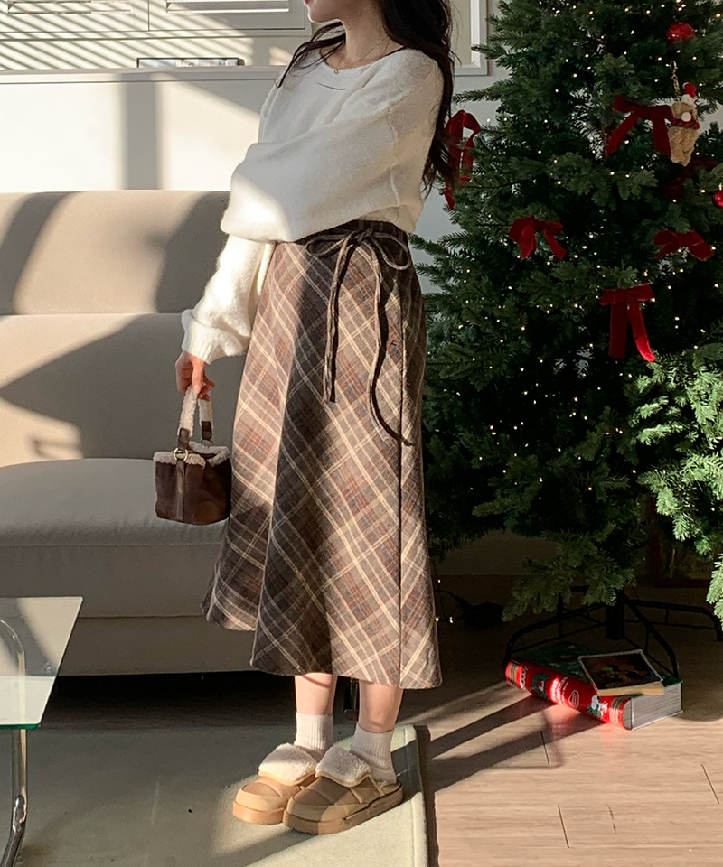 Betty Check Skirt