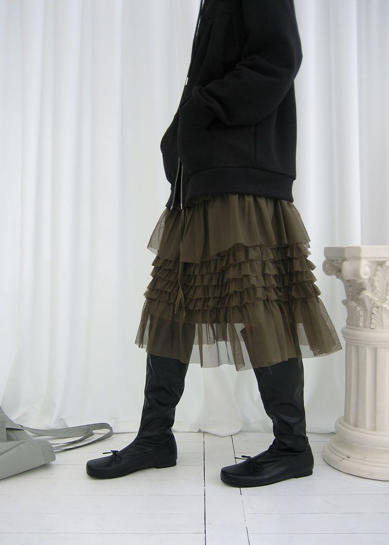 CANCAN SHA MIDI SKIRT (3color)
