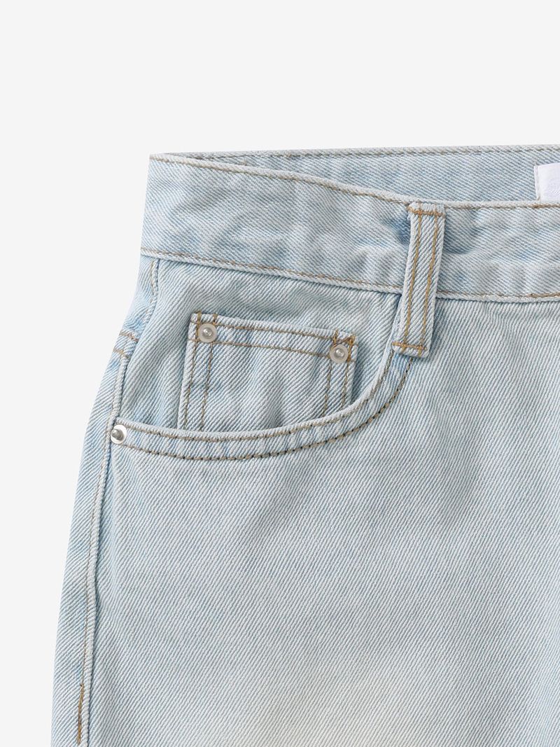 Rosie denim skirt (Light blue)