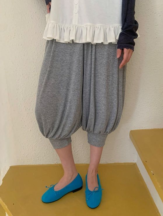 BAON(バオン)の「Yomyo Three Quarter Shirring Jogger Banding Pants(Pants)」