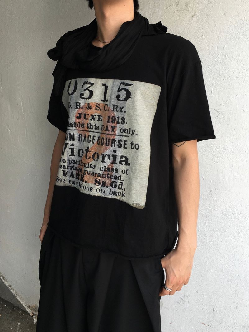 Victoria slub short sleeve T-Shirt 3C