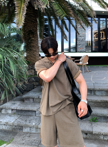 [Limited Quantity] 【setup】 Kuiper Caraneck Short Sleeve Shorts Setup