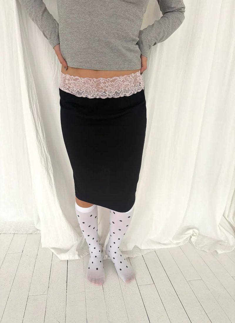 Lace band midi sk(3c)