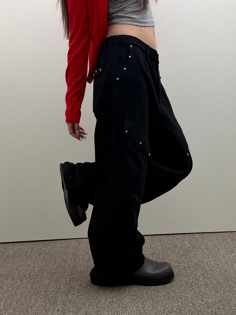 Western sweat cargo pants(3color) 