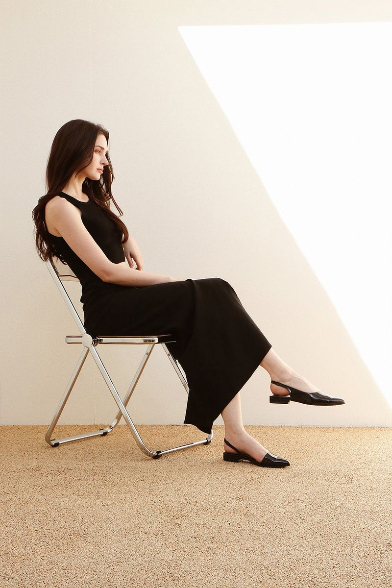 LUNA SLINGBACK SHOES_4COLORS