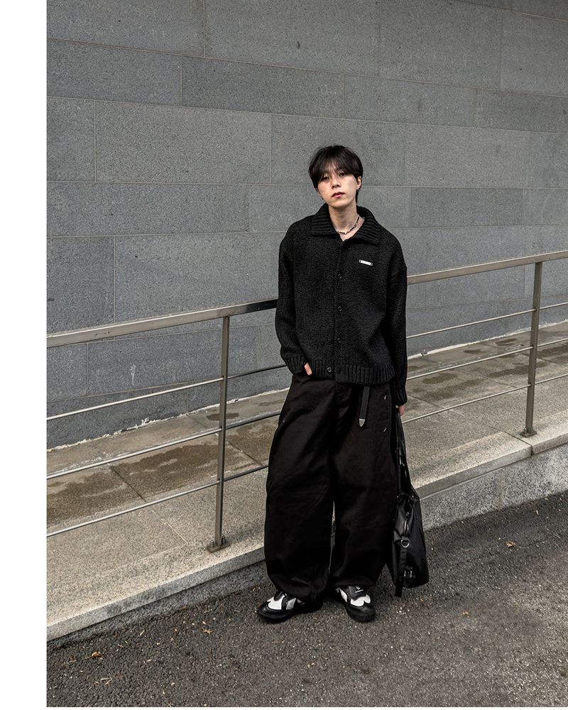 Nevis Cotton Wide Curved Pants
