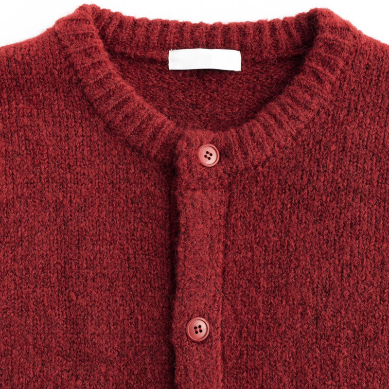 PASTEL ALPACA ROUND CARDIGAN