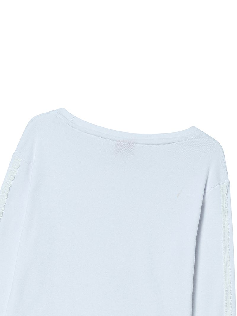 LACE TAPE L/S WHITE