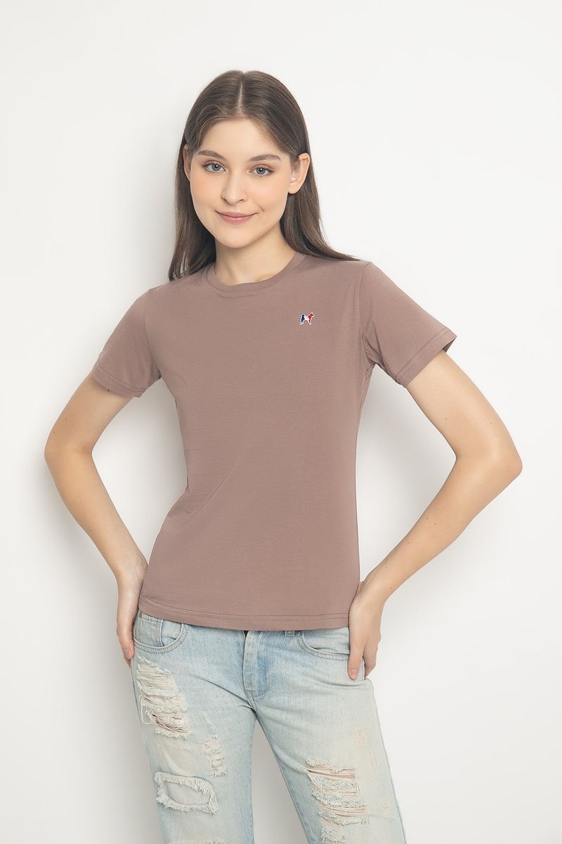 MON AKITA - Flo Women T-shirt Dark Brown