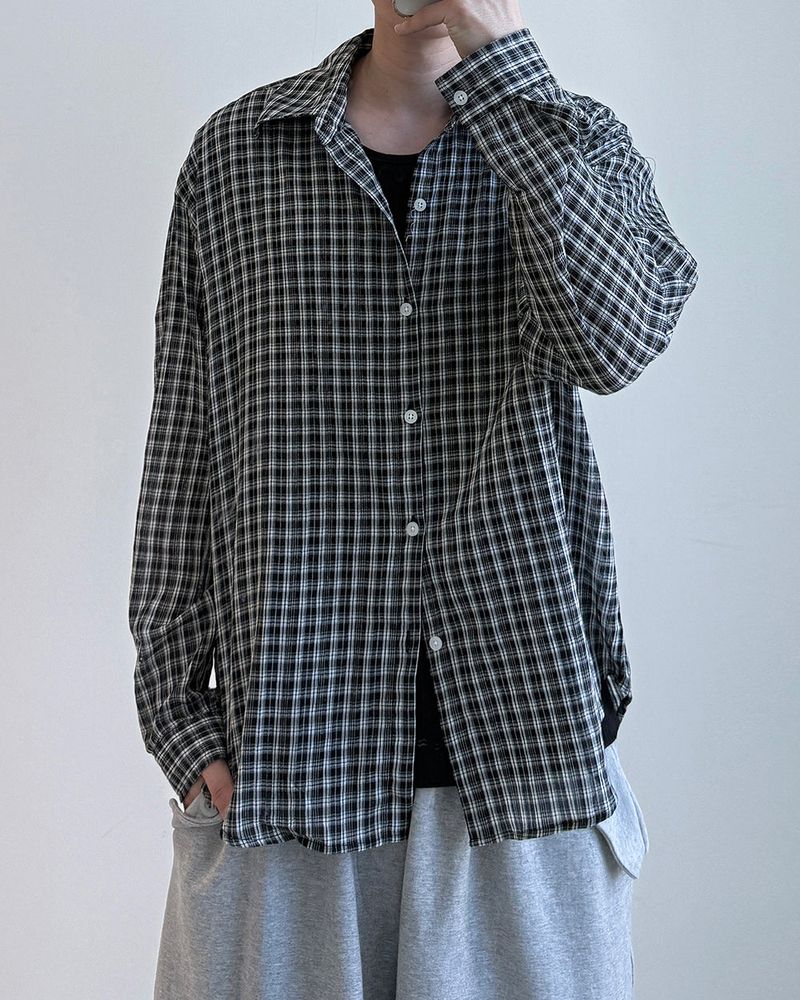 Focus Seersucker Check Shirt