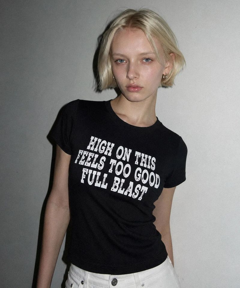 MagoRen SEOUL(マゴレン ソウル)の「HFF Slim Fit T-Shirt Black(Tops)」