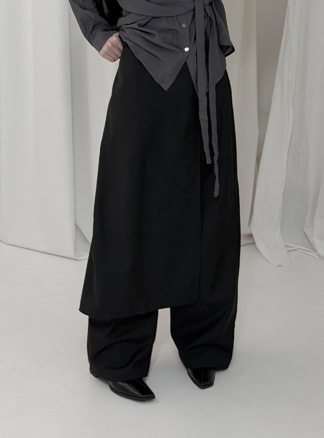 Merom Wrap Skirt Pants