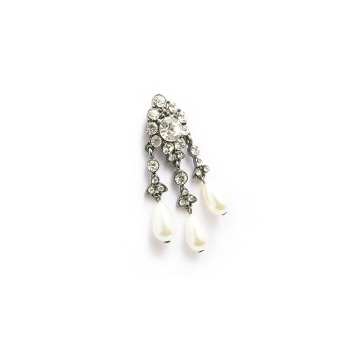 pearl tears earrings