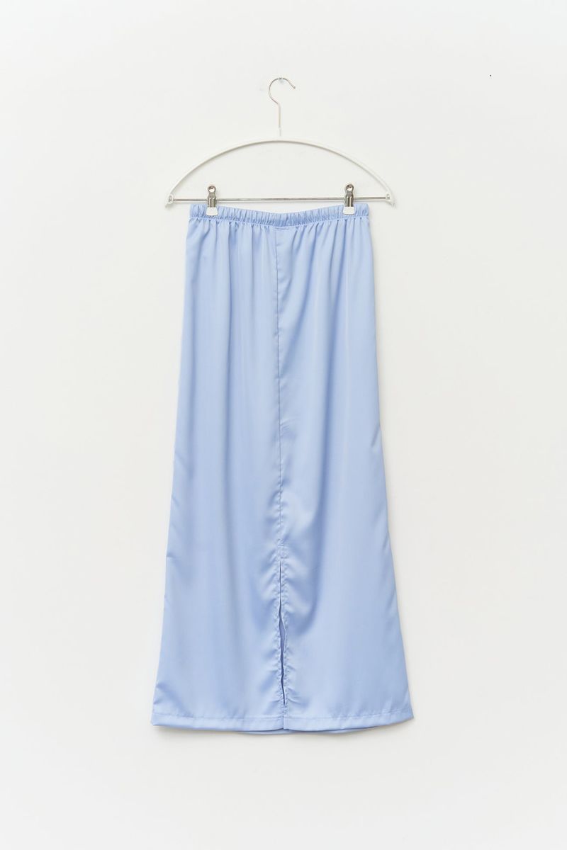 (W) Oslo Silk Long Skirt