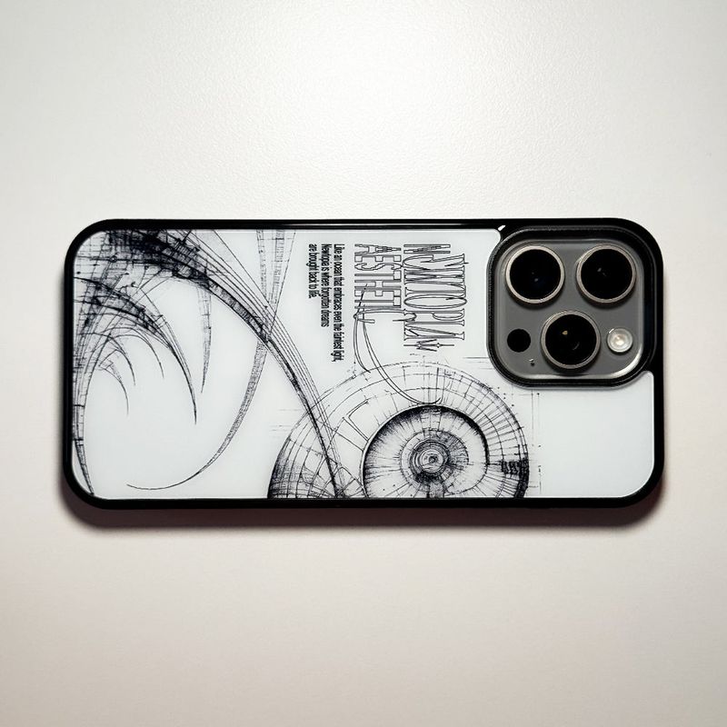 Newtopia Aesthetic Phone Case (Glass)