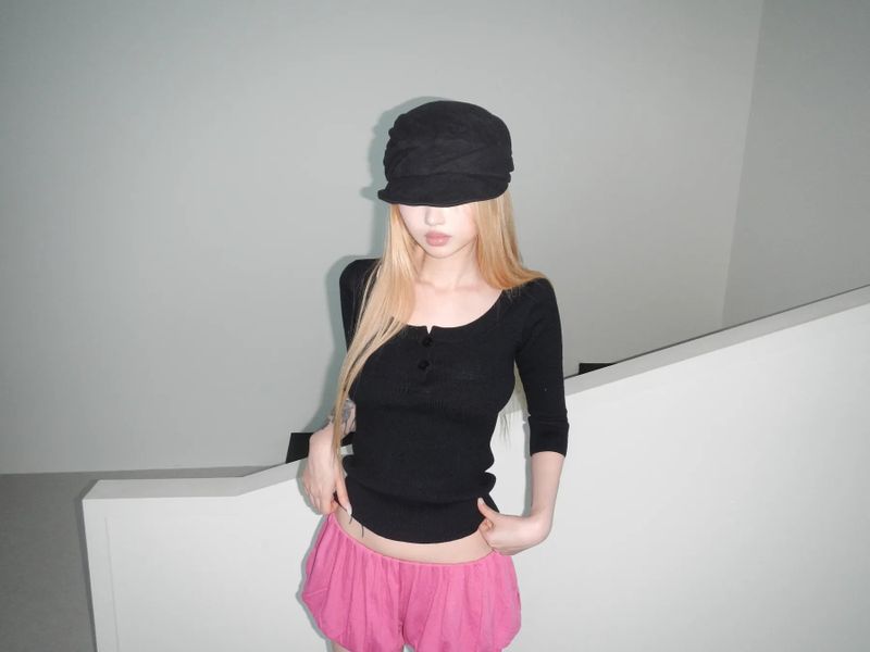 say shirring shorts(3 color)