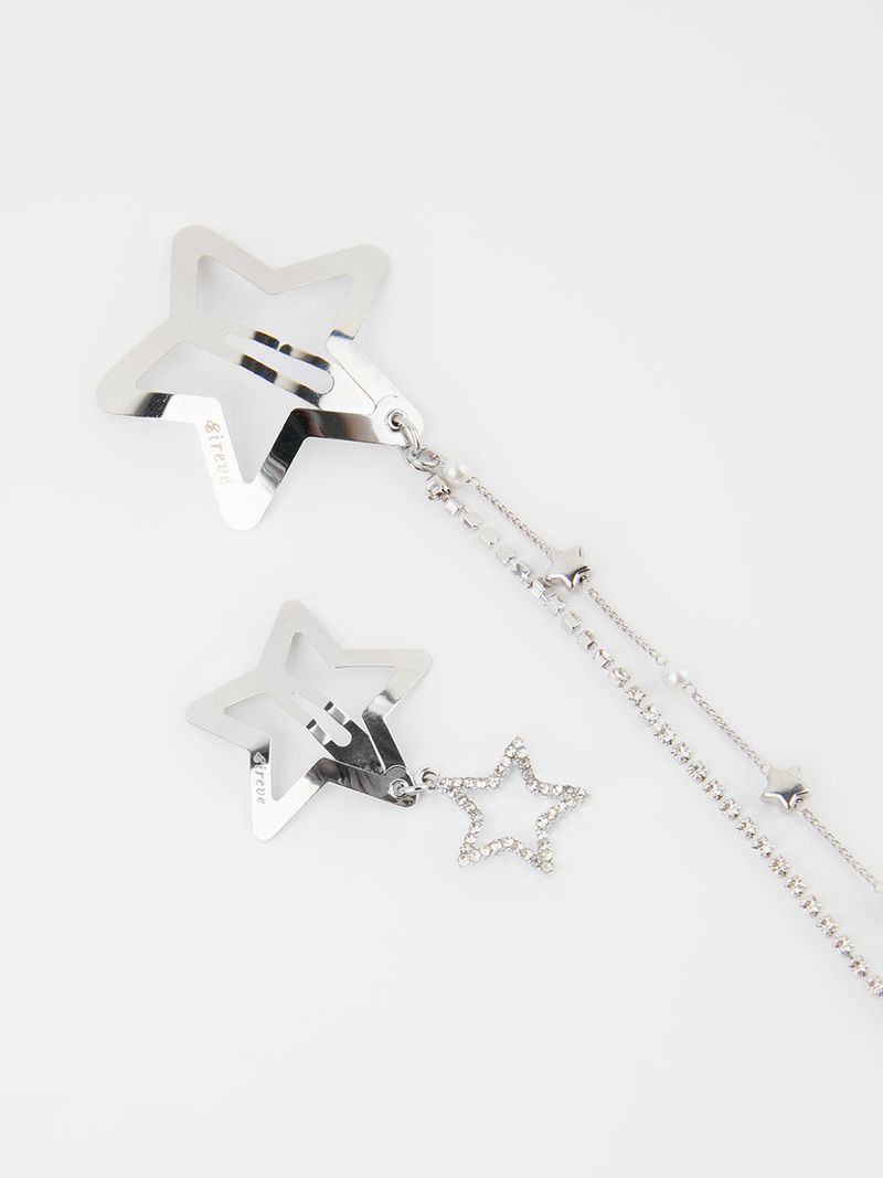 SHOOTING STAR HAIR CLIP SET ( 2PCS )