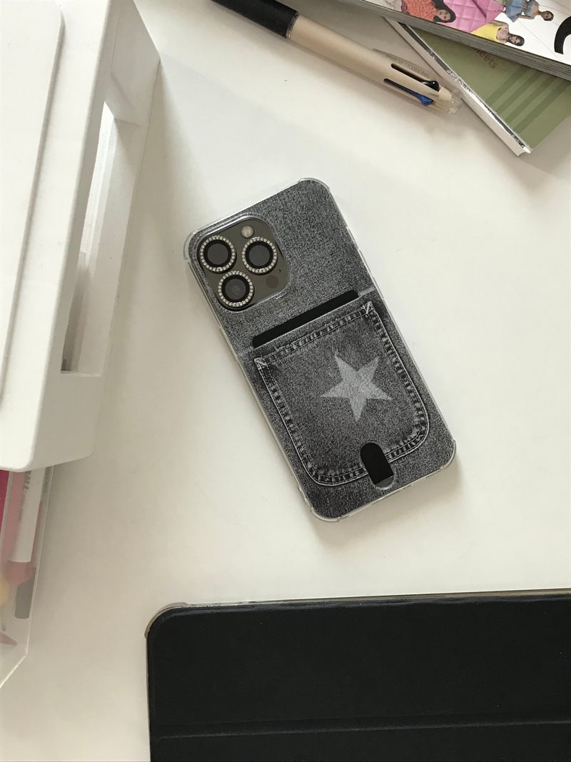 [MADE] STAR JEANS card case (black)