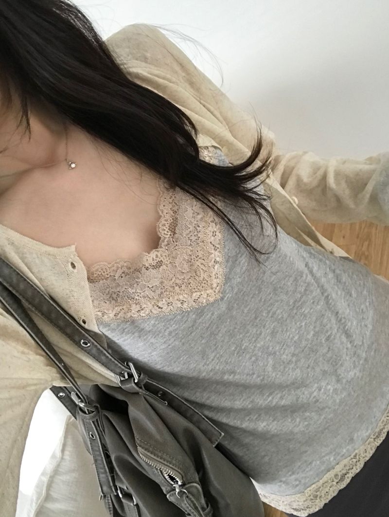Slash linen round cardigan (4 colors)
