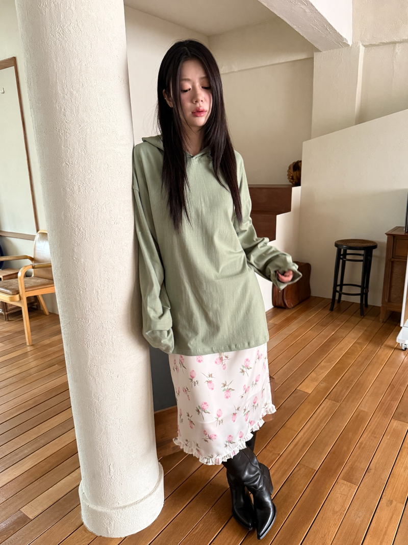 rozy satin skirt 