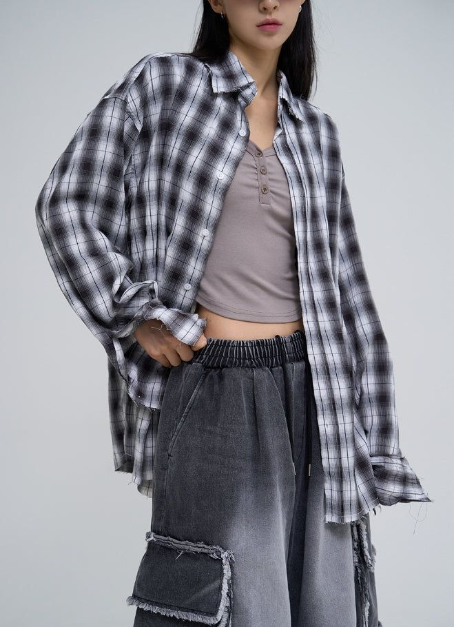 High Wrinkle Decky Check Shirt
