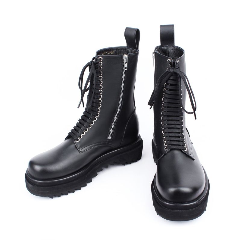 DAVID STONE WAVE SHARK SOLE HI-LACE BOOTS