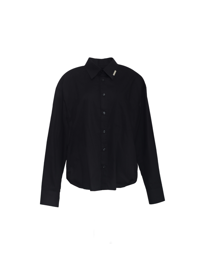 CANOPY OVERSIZE SHIRT - BLACK