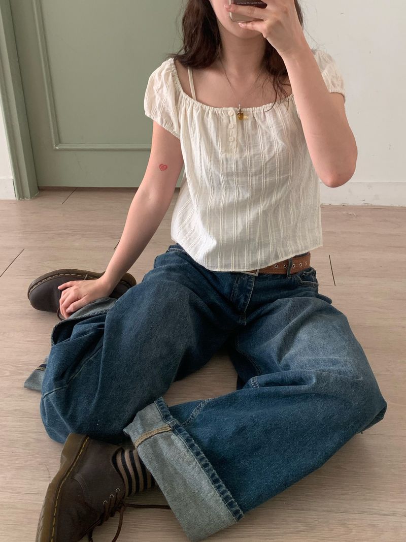 ricotta blouse (3color)