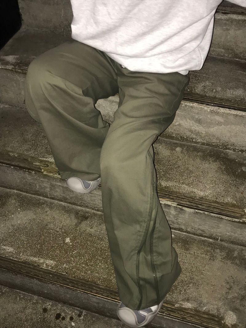 Nicole zipper banding pants