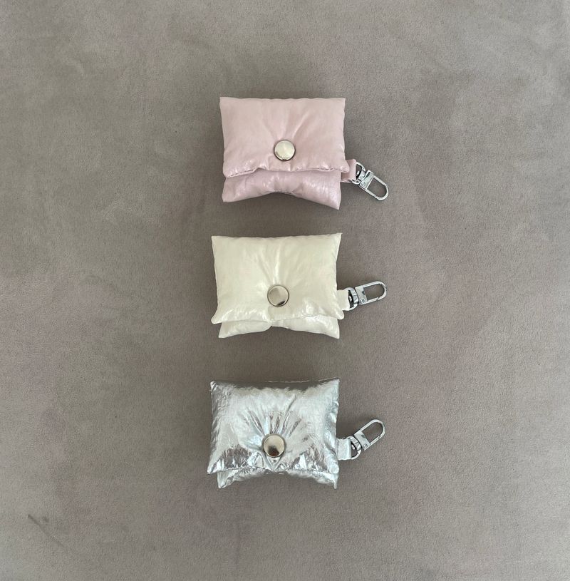 [ペールピンク] ハンドメイド AirPods ポーチ