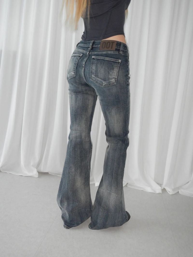 sister washing dyeing bootcut