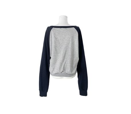 Tran Off-Shoulder Raglan Sweatshirt
