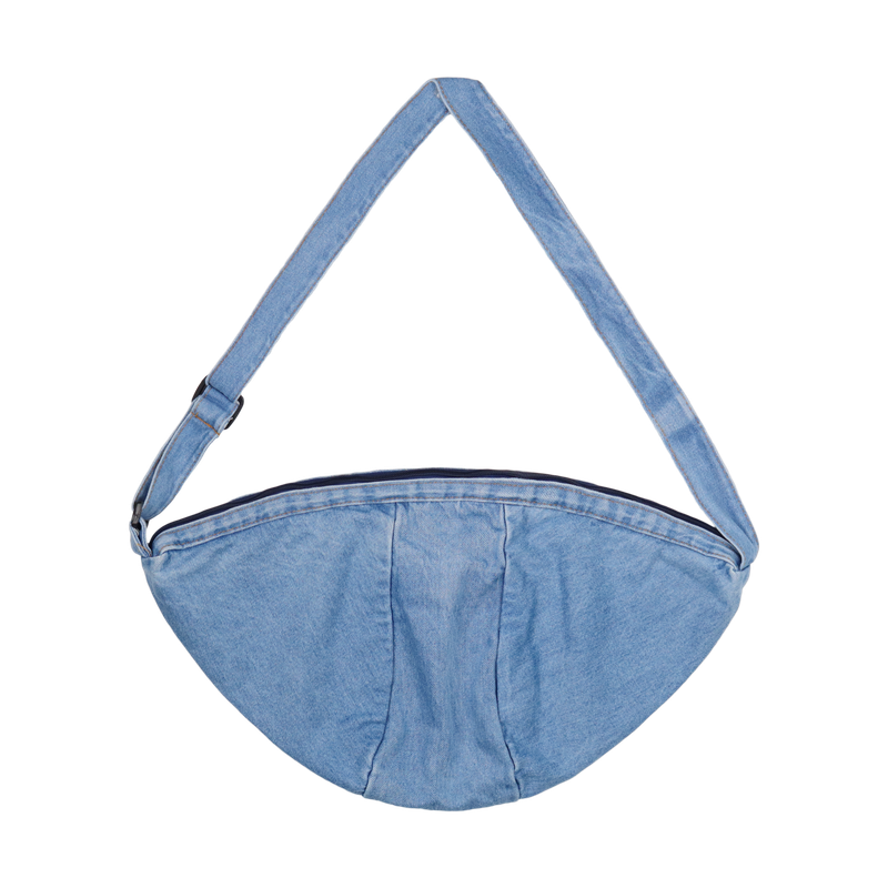 DENIM CROISSANT BAG
