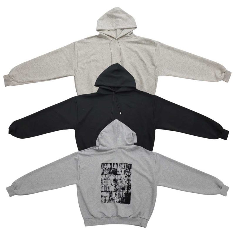 Oversized Back Painting Hoodie