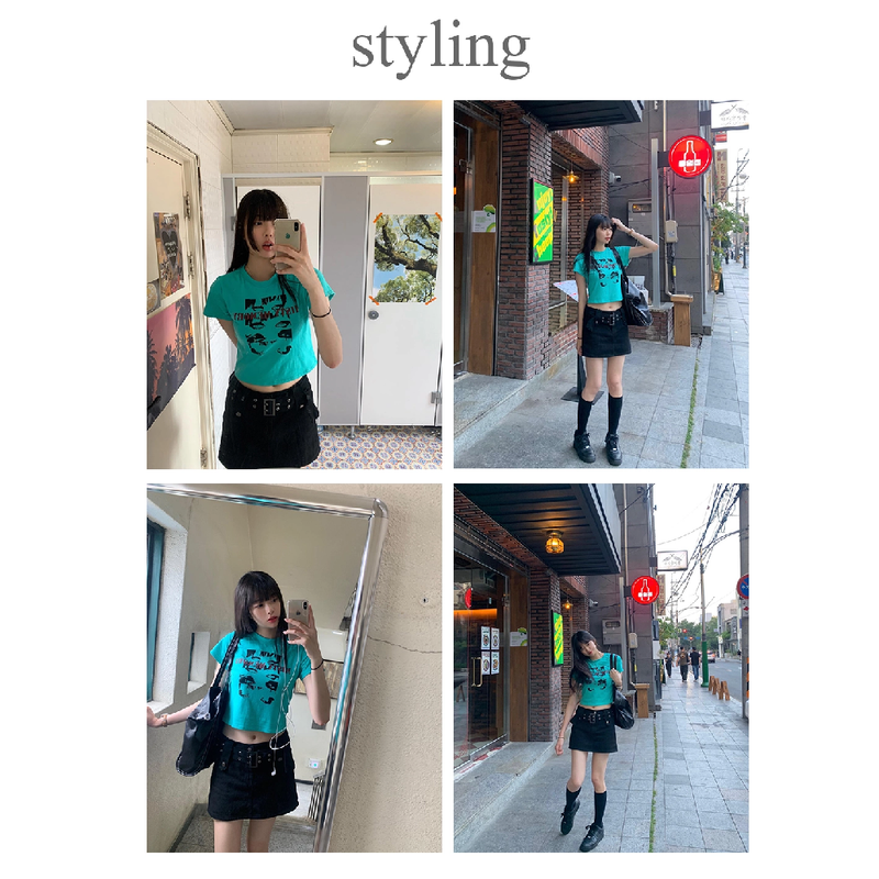 'MISTY MEMORY' CROP TOP_MINT