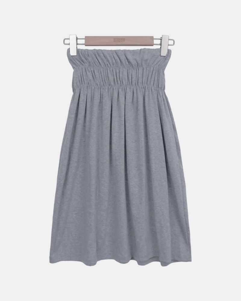 Muen Shirred Midi Skirt