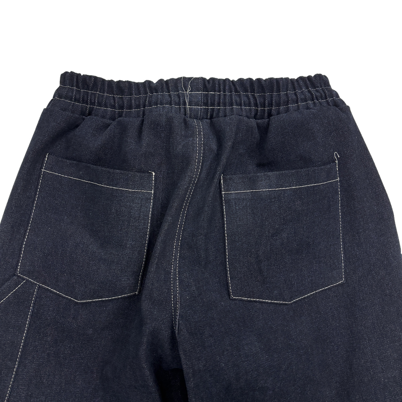 double-knee big denim carpenter pants