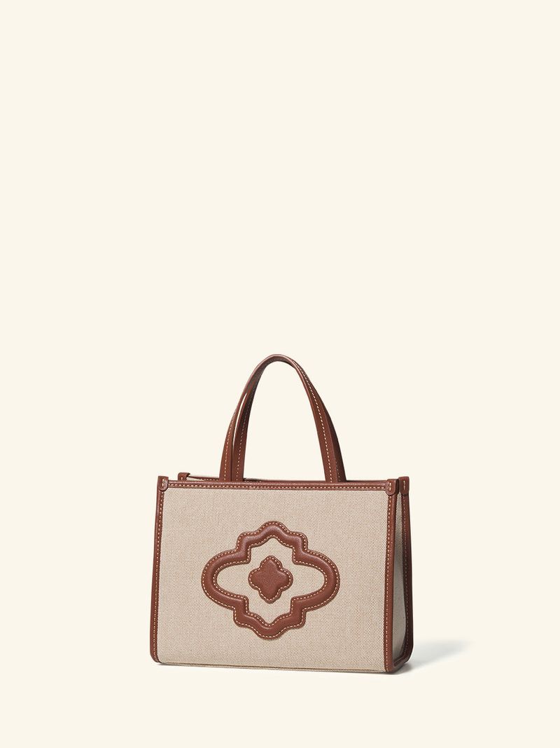 Moroccan Rose Canvas Tote