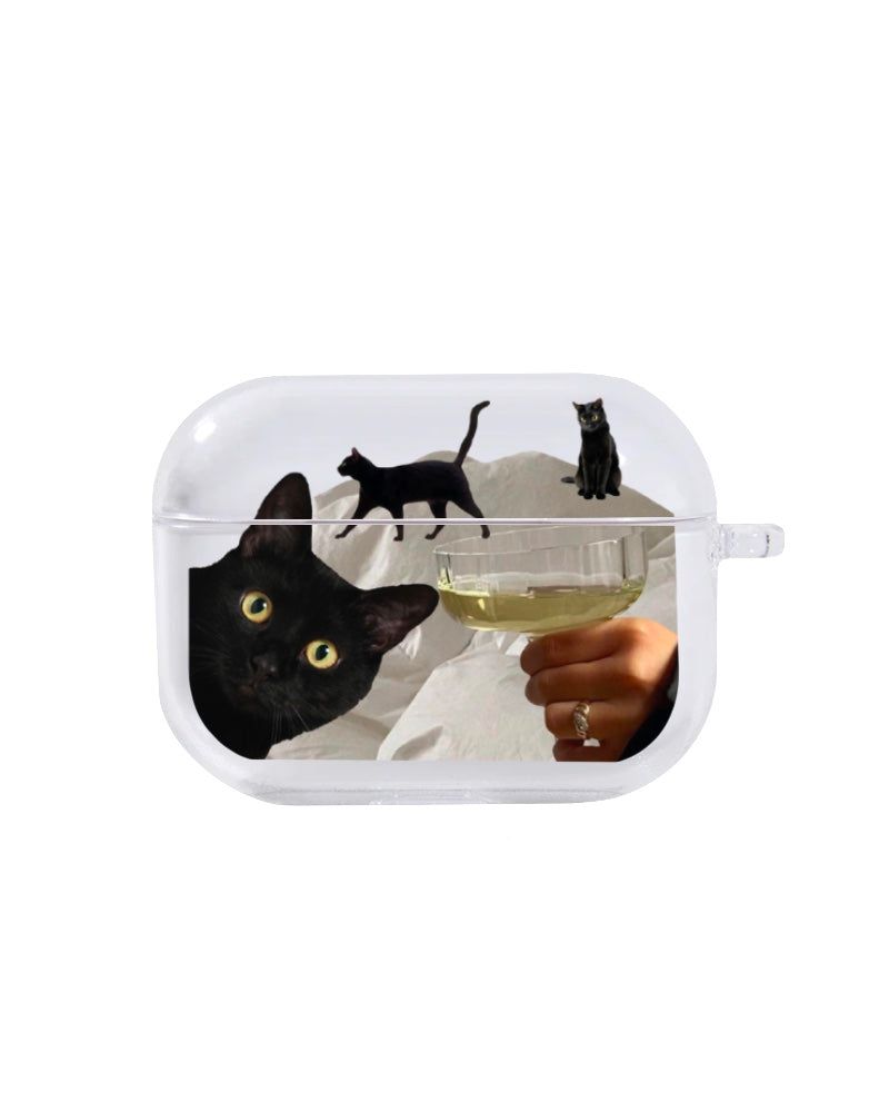 [AirPods] black cat