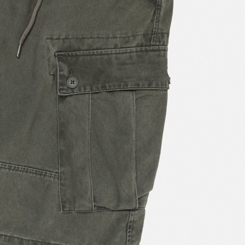 Washed Cargo Bermuda Pants (4color)