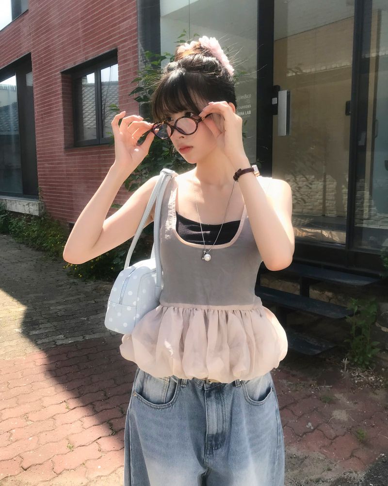 hopper dot shoulder bag