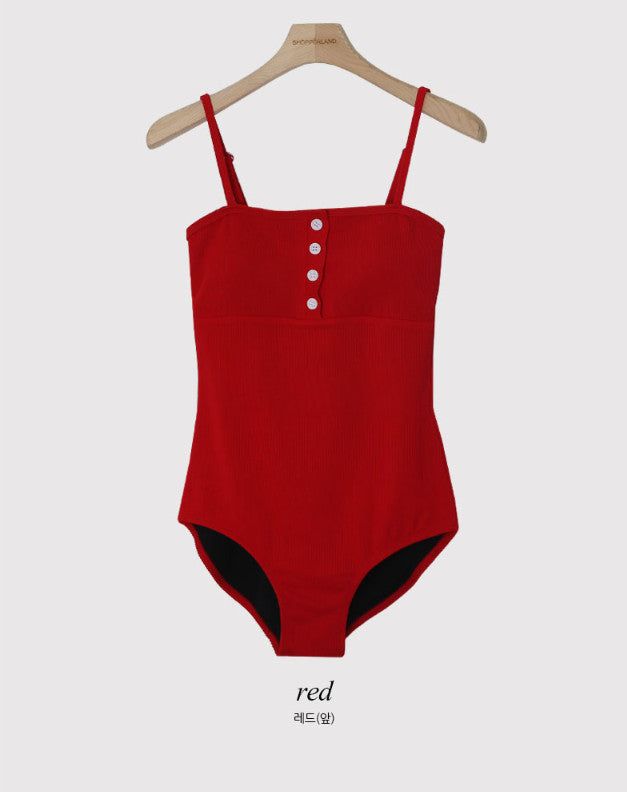 RS Vivid Half Button Monokini (2color)
