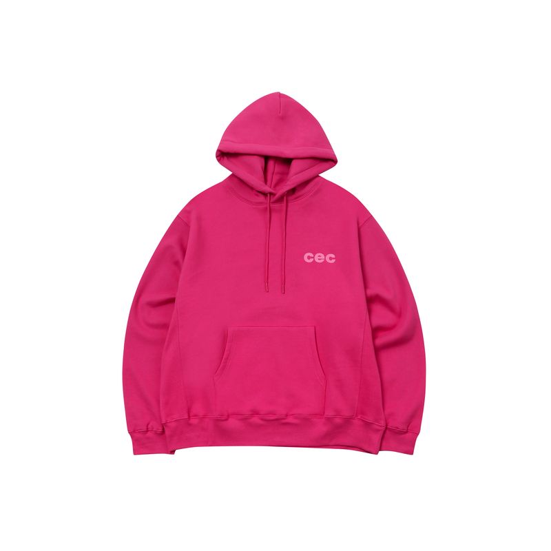 CEC HOODIE(NEON PINK/기모)