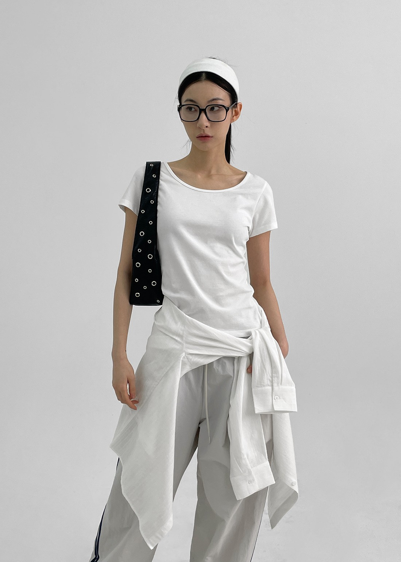 BLACKUP（ブラックアップ）の「[MADE] Izny U-Neck Short Sleeve T-shirt（Tops）」