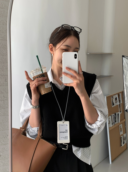FINLEU（フィンル）の「[Lè made/7,000 Sold] ルメイド ベーシック Vネック ベスト（トップス）」
