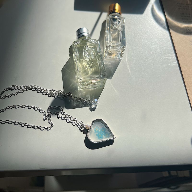 Forget me not necklace
