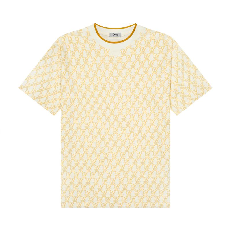 DVRK PRIVÉ MONOGRAM T-SHIRT - YELLOW
