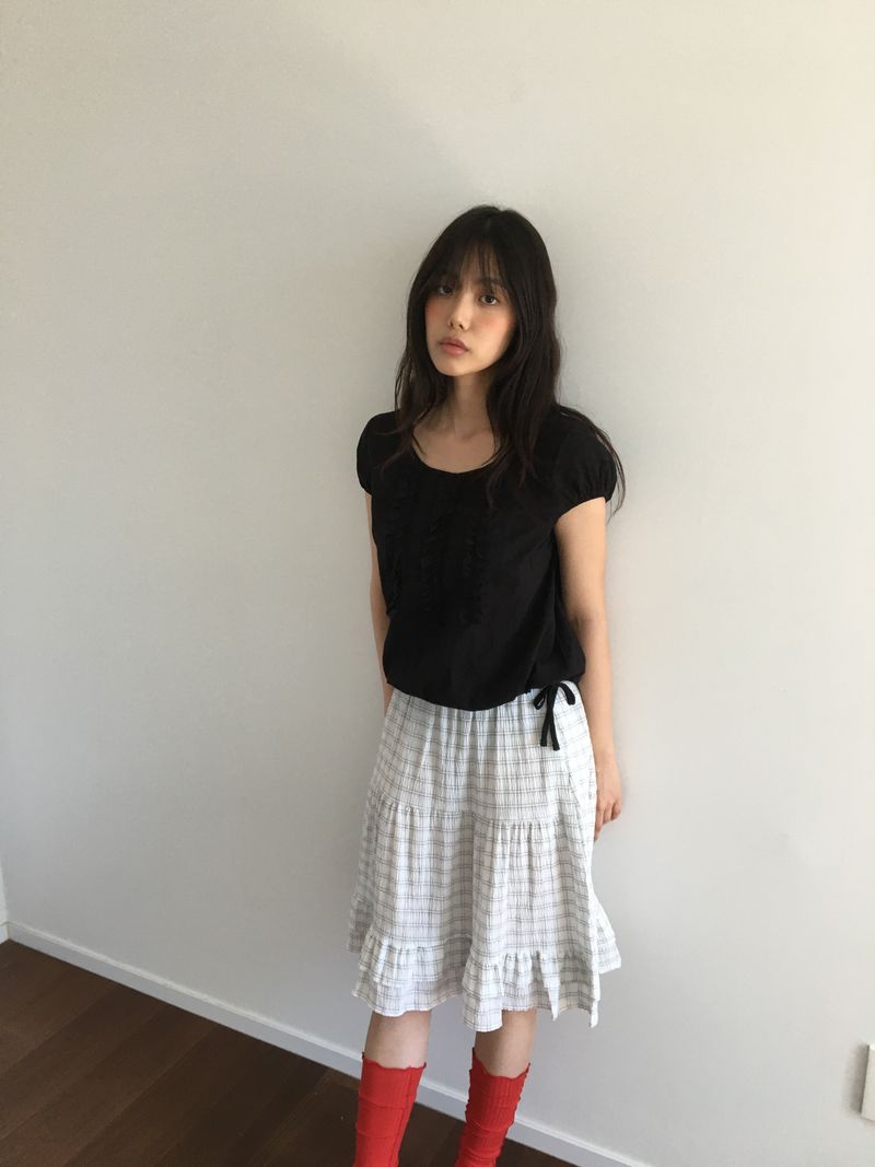 Popping Tencel Knee Socks (4color)