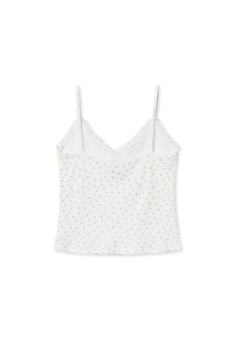 fl lace top (white)